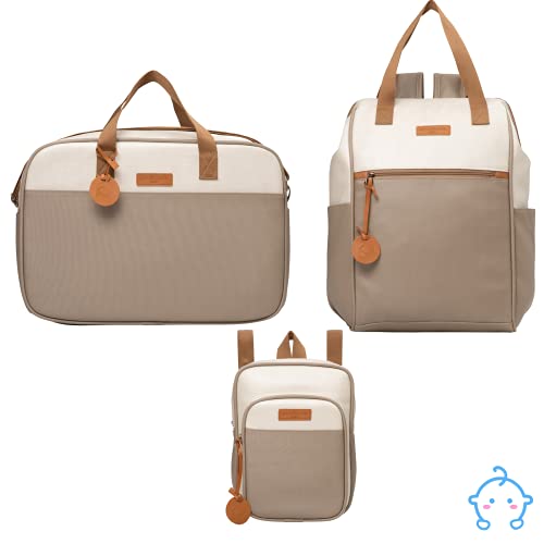 Kit de Bolsa Maternidade Petit Completo Cinza