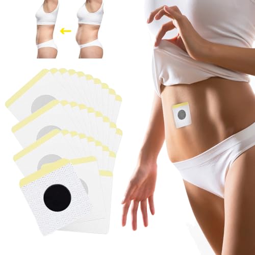 30 Stück Abnehmen Patch Fettverbrenner, Abnehmpflaster für schnelles Abnehmen, Abnehmen Patch, Gewichtsverlust Aufkleber für Körper Schönheit Taille Bauchfett Entfernung