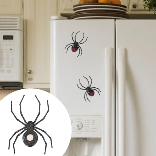 Imanes 3D de Araña para Nevera, 2 piezas miniatura 5