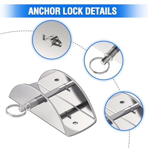 Rouleau d'ancrage d'arc auto-lançant double rouleau inox marine - 5