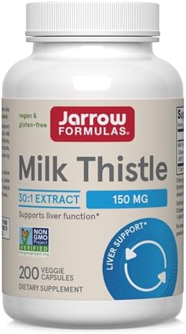 Jarrow Formulas Milk Thistle (30:1, 150mg Silybin) by Jarrow Formulas