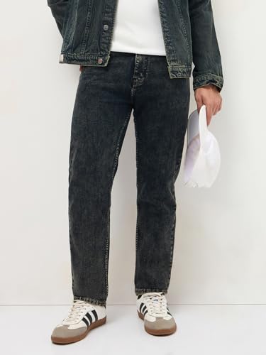 Image of Urbano Fashion Men's Regular Fit Heavy Washed Denim Jeans Stretchable