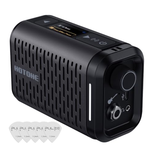 Image of HOTONE Pulze Mini 5W Mini Ultra-Portable Smart Guitar Amp & Speaker | Ultra-portable amp & BT speaker in one.191 effects,200 tones(Presets), up to 20 user IRs &11-hr battery