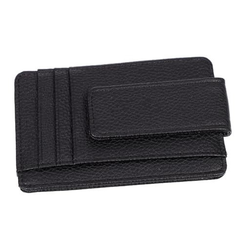KESYOO Men's PU Leather Cards Bag with Buckle Portable Compact Wallet for Organized Card Storage for Cash Id and Change