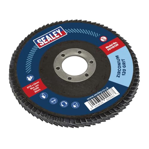 Ø115mm Zirconium Flap Disc Ø22mm Bore 120Grit