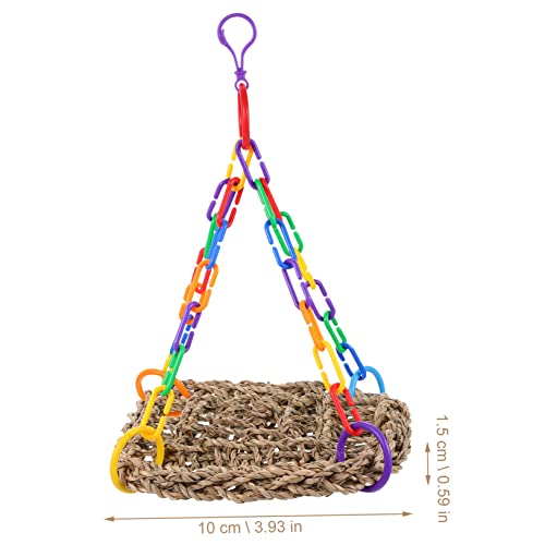 YARNOW-Bird-Cage-Swing-Parrot-Climbing-Toy-Bird-Plaything-Parrot-Chew-Toy-Bird-Cage-Toy-Bird-Toy-Parrot-Toy-Bird-Cage-Plaything-Bird-Swing-Toy-Bird-Cage-Supply
