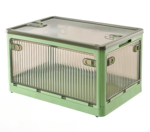 Hinniuy ���[�{�b�N�X ���[�P�[�X ���� �W�t�� ���t�� �܂肽���� �ςݏd�� �S����������o���� �L���X�^�[�t�� ��e�� �ȃX�y�[�X �R���e�i �ߗ� �z�c ���� ���� ���[�� �h�o �h�� �h�J�r ���� ���p�r (40*28.5*24cm,�O���[��