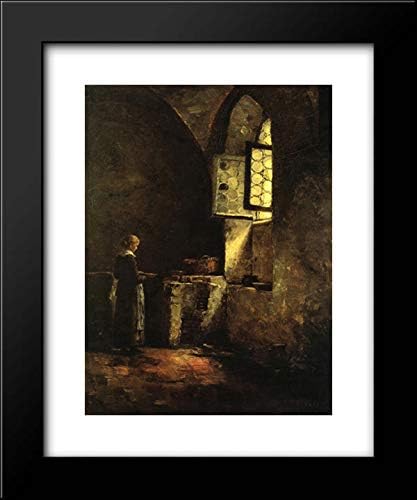 A Corner In The Old Kitchen Of The Mittenheim Cloister 15x18 Framed Art Print by T. C. Steele
