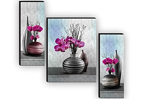 Pots de fleurs texturés SAF de qualité supérieure avec cadre salon