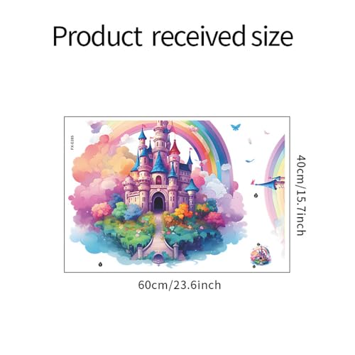 Vinilo decorativo Castillo de Ensueño para habitación infantil miniatura 6