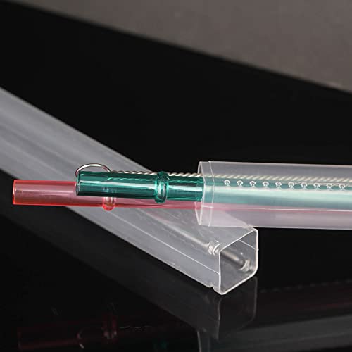 Dakoufish Plastic Straw Carrying Case,3Packs Reusable Collapsible Boxes For 9-13 Inch Straight Drinking Straws Storage Perfect For Travel, Gifts. #TOP3