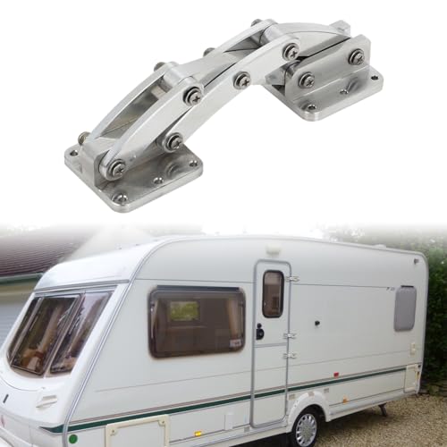 WIKIBB Hidden Door Hinges Aluminum Hidden Scissor Hinge Adjustable Mounting Drawer Scissor Hinges