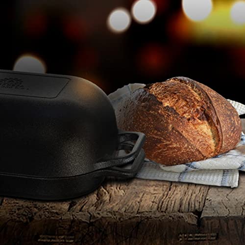 Panela Assadeira Levain de Ferro Fundido com Tampa de Ferro - Libaneza