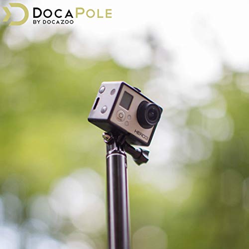 Docapole 12 Foot Camera Pole – 5-12 Ft Extension Pole + Camera Adapter For Gopro, Camera Or Video Camera | Provides Up To 18 Feet Of Aerial Photography And Videography Reach #TOP5