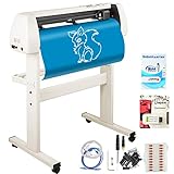 La cortadora de plotter viene con una pantalla LCD iluminada y un panel de control grande. Con presión de corte 10-500g ajustable, y velocidad de corte 10-800mm / s ajustable.