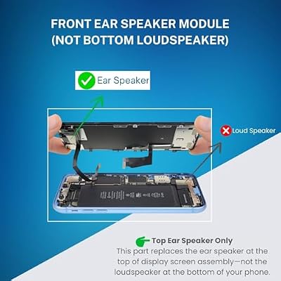 Ear Speaker Module and Face ID Sensor Proximity Light Flex Cable Assembly Replacement for iPhone XR