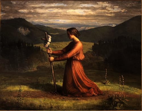 Tableau toile Poème de la réalité de l'âme Louis Janmot 60x90cm
