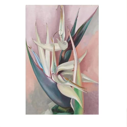 Affiche Georgia O’Keeffe oiseau de paradis toile 50x80cm