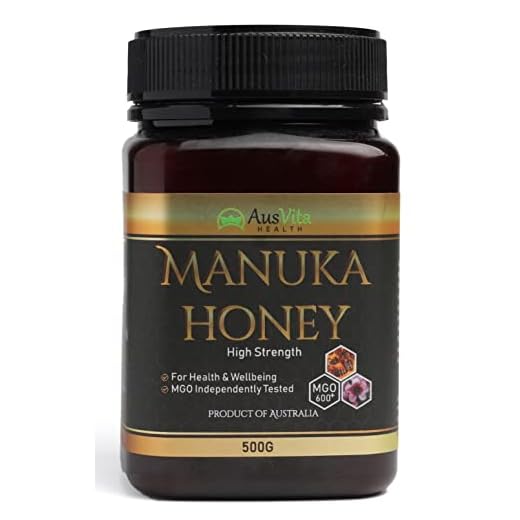 Ausvita-certifierad högsta styrka Manuka honung MGO 600+ (UMF17 + 500G)