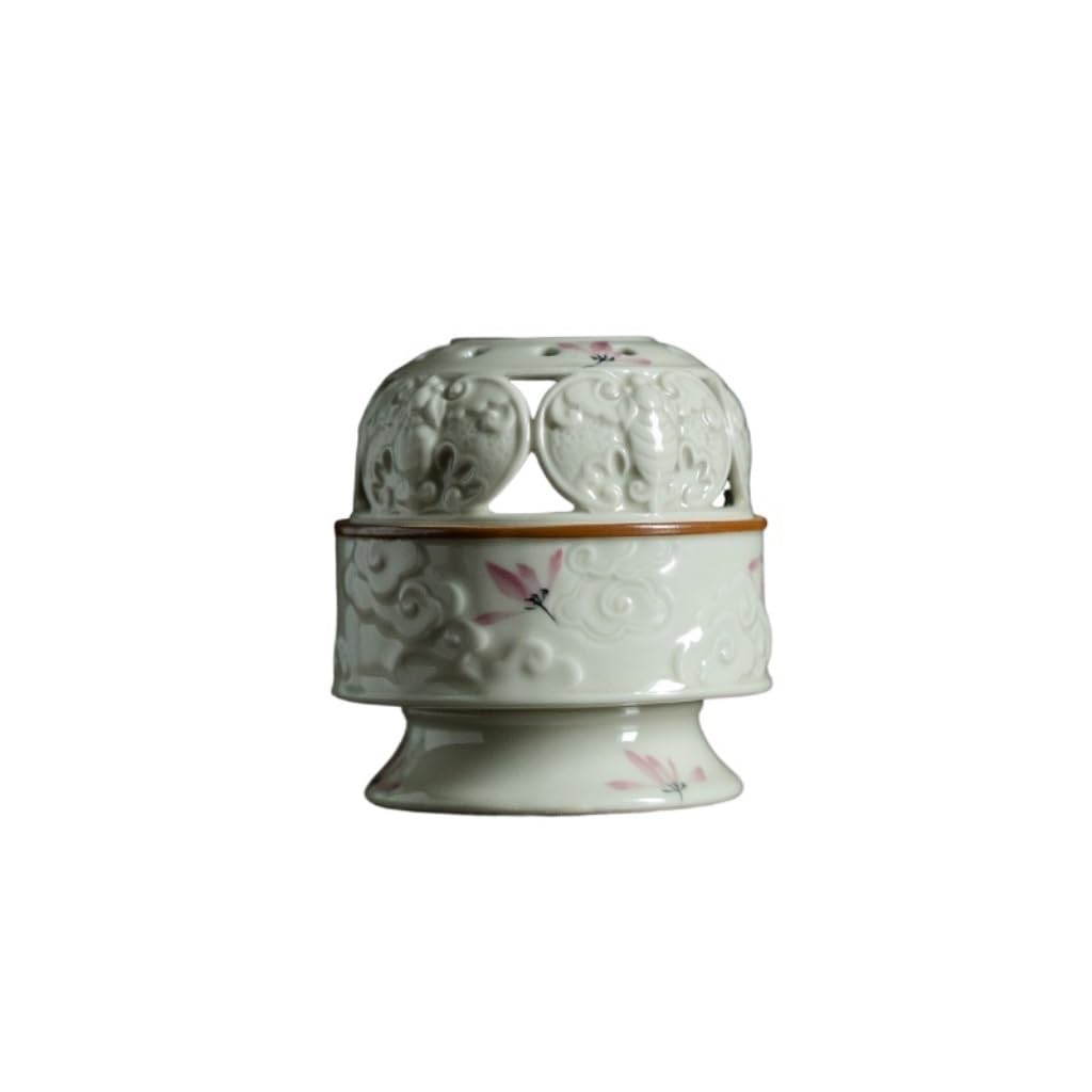 Incense Holder Base Chinese Style Incense Base Ceramic Buddha Burner Bedroom Mosquito