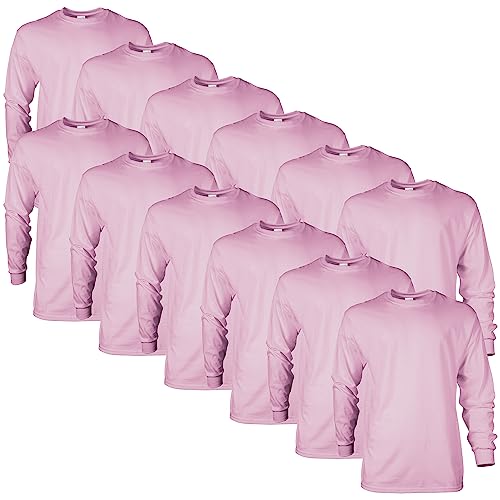 Image of Gildan Adult Ultra Cotton Long Sleeve T-Shirt, Style G2400, Multipack