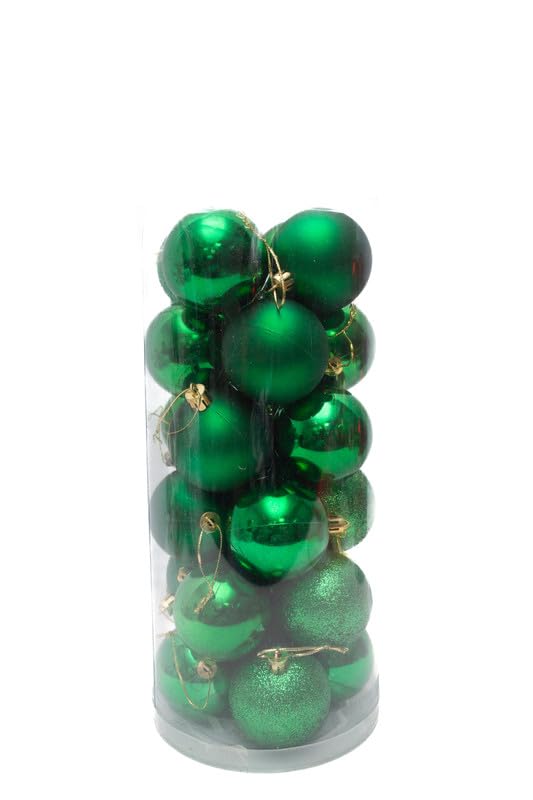 This Set Includes 24 Beautifully Crafted Balls That Will Add A Touch Of Elegance To Your Holiday Decorations 10x10x11Cm Multicolour
