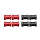 4 Stücke RC Auto Radnabe Adapter, RC Rad Hex Hub Metall Adapter für Hsp Fernbedienung Crawler Upgrade Teil(17 mm)