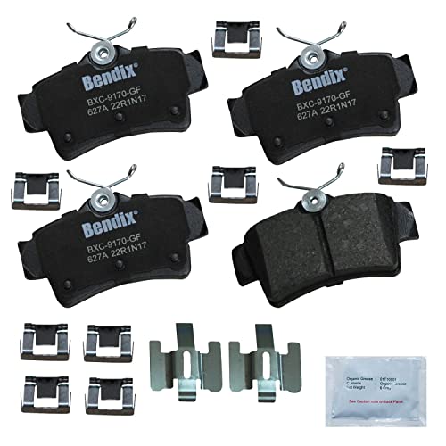 Priority1  Ceramic Rear Brake Pads for Ford Mustang 2001-1994, Mustang 2004-2003 - BENDIX CFC627A
