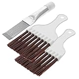 Alipis 3stücke Edelstahl Lamellenreinigungsbürsten Teiliges Set Für Klimaanlagen Kühlschränke Und Kondensatoren Hochwertige Reinigungswerkzeuge Für Effiziente Reinigung Und Wartung