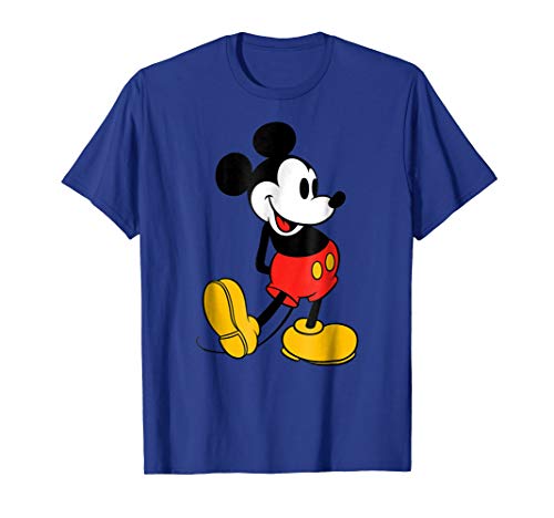 T-shirt Mickey Mouse Disney coton bleu roi vêtement homme grande taille 3XL