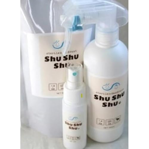 [次亜塩素酸水]やさしい除菌消臭剤「shushushu」3点セット