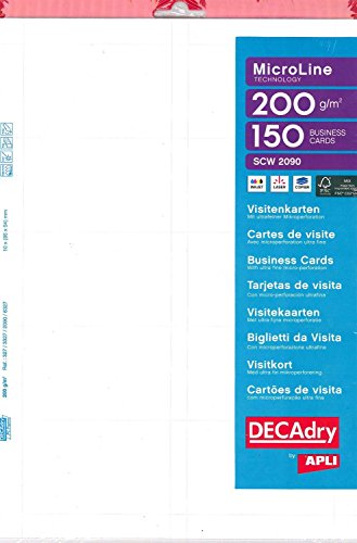 Preisvergleich Produktbild Decadry-2090 150pc (S) Business Card Business Cards (150 PC (S))