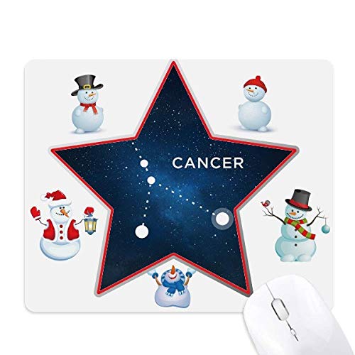 Tapis de souris Cancer zodiaque pour une ambiance de Noël au bureau