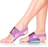 Arch Support Braces for Plantar Fasciitis Relief: Upgraded Non-Slip Wearable Arch Support w/Built-in Orthotics - Adjustable Bands w/Gel Pads for Flat Feet High & Fallen Arch Unisex