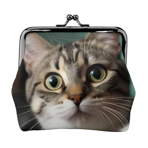 Porte-monnaie chat curieux, une idée cadeau vintage et originale