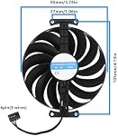 OTOTEC 95mm 12V 6 Pin Graphics Card Fan Compatible with ASUS RTX 3050 Compatible with 3060 Phoenix ITX