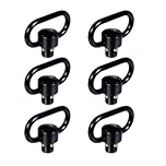 HOUSON 6PCS QD Sling Swivels, mount Rifle Swivels Mount QD Sling Swivel Mount Set Quick Detach/Release for Two Point Sling