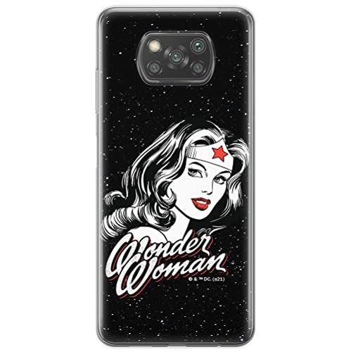 ERT GROUP mobile phone case for Xiaomi POCOPHONE X3 original and officially Licensed DC pattern Wonder Woman 023 optimally adapted to the shape of the mobile phone