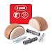 Produktbild LouMaxx Türstopper Boden selbstklebend Holz, 2er Set - Türstopper Boden - Türstopper zum kleben - Türstopper Boden selbstklebend - Türstopper kleben - Selbstklebende Türstopper in EicheOptik