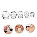 Anneome 5pcs Cupping Therapy Vacuum Massager Cup Cupping Chinese Kit for Hospital Home