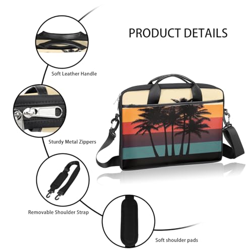 Bolsa para portátil retro para laptop 15 pulgadas miniatura 4