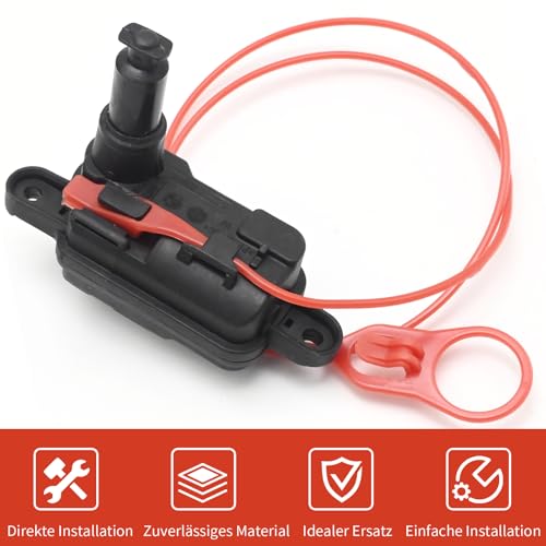 Hoypeyfiy 8V0862159 Tankklappe Stellelement, Ersatz für A6 C8 4A2 4A5, Ersatz für Cupra Ateca KH7 KHP 20 TSI 4Drive KM7 Formentor, Ersatz für Seat Arona KJ7 KJP KH7