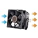 Tonysa La CPU del Ordenador Enfría el Disipador de Calor del Ventilador Silencioso para AMD Athlon 64 5200 Voltaje: 12V DC Conector: 3PIN,Vida Laboral: 30.000 Horas.