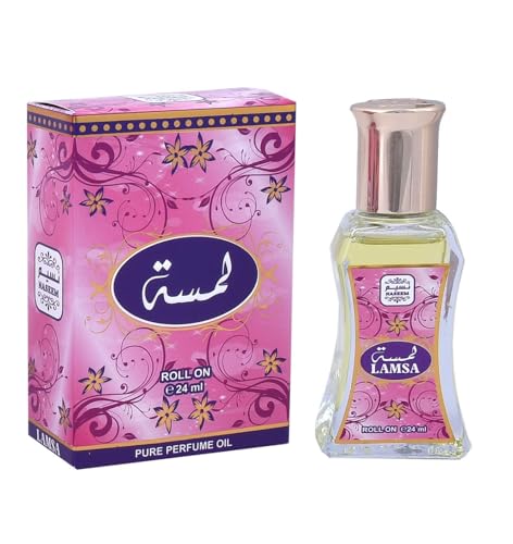 Naseem Lamsa Roll-On Perfume Oil 24 ml - Subtle and Elegant Fragrance Oil for Men & Women, Alcohol-Free Eau De Parfum, Long-Lasting, Hypoallergenic Formula, Ideal for Daily Wear and Events