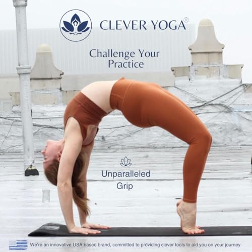 Clever Yoga Tapete BetterGrip Ecológico Reciclável Antiderrapante e Durável TPE 6 mm ou 0,6 mm de es