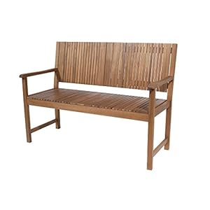 Siena Garden 2-zits bank Falun, 59x122x90cm, acaciahout, geolied in natuur, FSC 100%