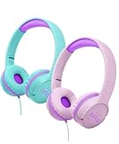 waveblend Kinder-Kopfhörer mit Kabel – kabelgebundene Kopfhörer für Kinder, Lautstärke begrenzt für sicheres Hören, bequem und langlebig, 3,13-mm-Klinkenstecker für Schule, Tablet, Reisen,