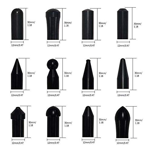 Houshan Paintless Dent Repair Tools 6 Pieces Of Dent Removal Rods With Awl Head Paintless Dent Removal Kit Car Auto Body Dent Removal Of Hail Dents And Door Ding (3Pcs Red Rod 20 Pcs Pen) #TOP4