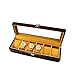 Produktbild XuZeLii Uhr Aufbewahrungsbox Multi-Bit-Uhr-Aufbewahrungsbehälter Aus Holz Uhr-Kasten Schmucksache-Anzeige Geeignet für Haushaltsgeschäfte (Color : Red, Size : One Size)
