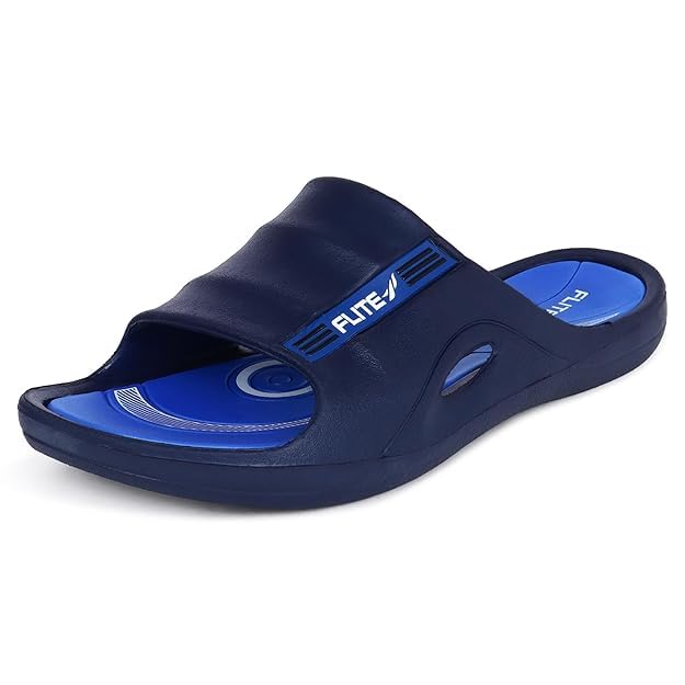 Image of FLITE Slides for Men | FL 185 Comfortable Casual Slippers | Lightweight EVA Sole, PVC Upper
